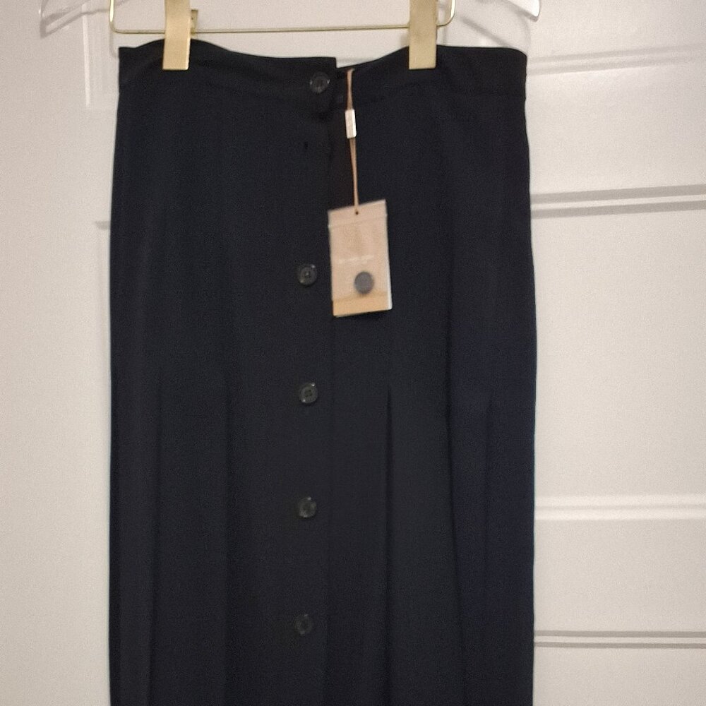 michael kors collection silk PLeated skirt ORIG price $995